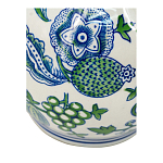 Ваза фигурная с сине-зелеными узорами распустившихся цветов Blossoming Spring варинант исполнения - 3 | Loft Concept в Барнауле