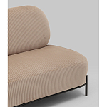 Диван Стоун велюр рельефный бежевый варинант исполнения - 3 | Loft Concept в Барнауле