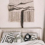 Панно Современный Гобелен ручная работа Туманное Утро варинант исполнения - 4 | Loft Concept в Барнауле