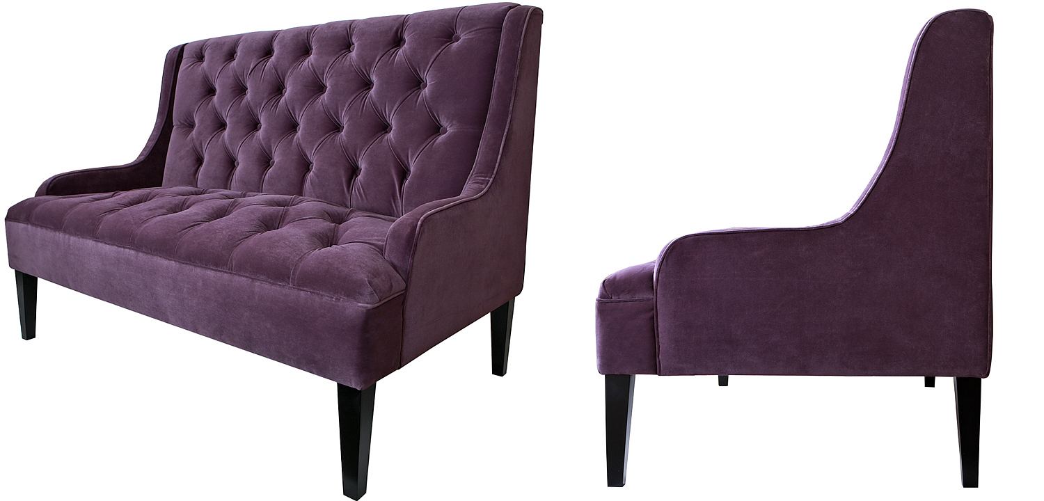 Диван Folket Sofa velour violet Диван Folket Sofa velour violet - Loft-Concept в Барнауле