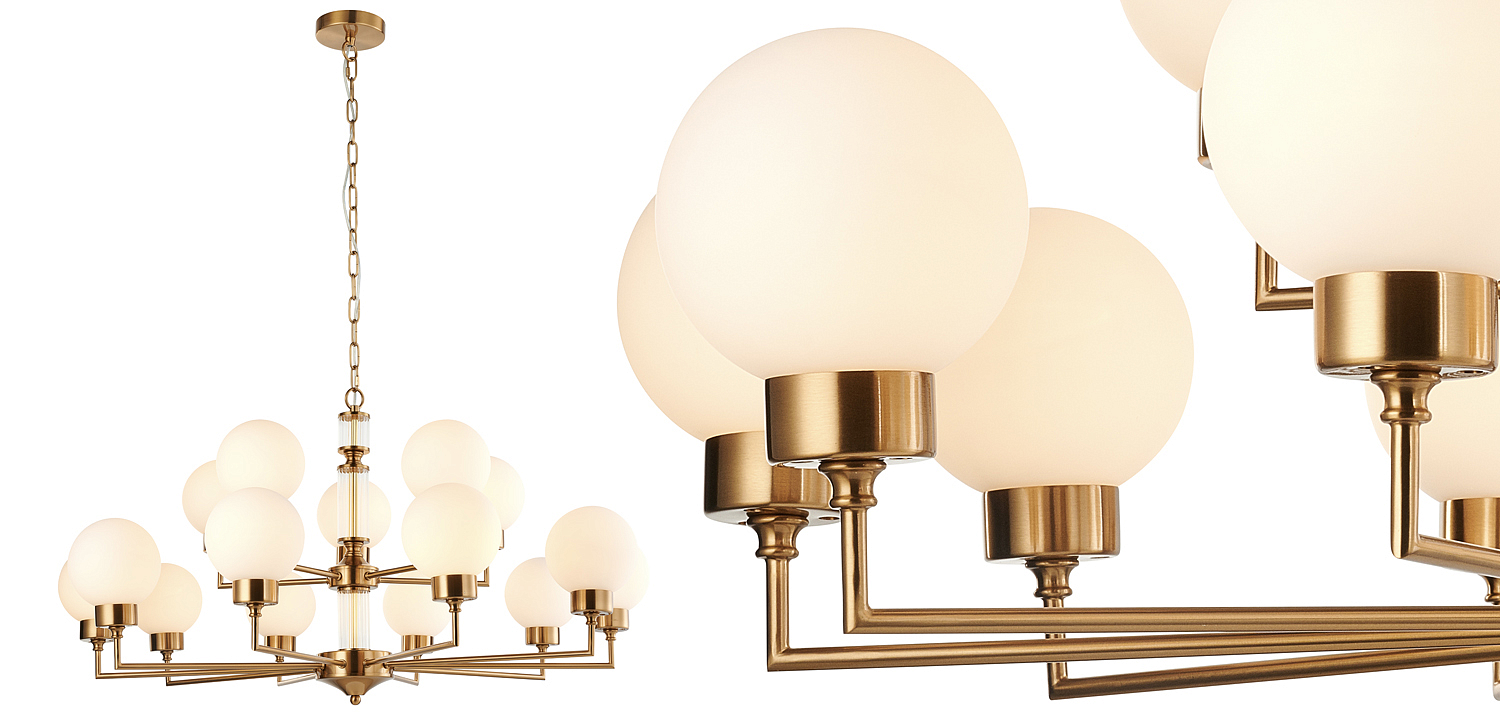Люстра Zibille Chandelier Brass 93 Люстра Zibille Chandelier Brass 93 - Loft-Concept в Барнауле
