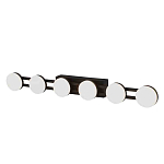 Бра с 6-ю круглыми плафонами на черном основании Maxine Light варинант исполнения - 1 | Loft Concept в Барнауле