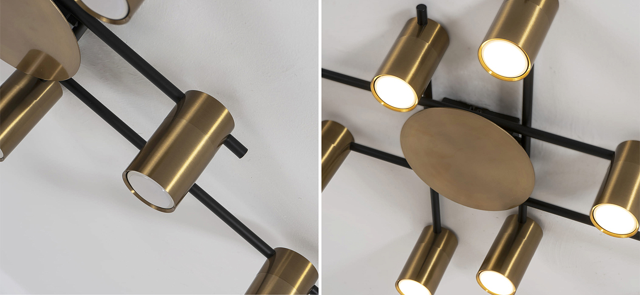Потолочный светильник Tribes Chandelier Gold Потолочный светильник Tribes Chandelier Gold - Loft-Concept в Барнауле