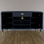 Комод-буфет Elsa Dreams Blue с открытыми полками   варинант исполнения - 3 | Loft Concept в Барнауле