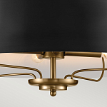 Подвесной светильник с конусовидным металлическим абажуром черного цвета Kichler варинант исполнения - 15 | Loft Concept в Барнауле