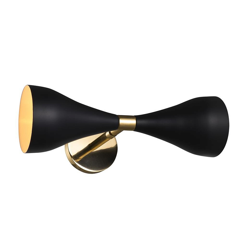 Бра Wall Lamp Cordero Black Черный Латунь Бра Wall Lamp Cordero Black Черный Латунь в Барнауле | Loft Concept