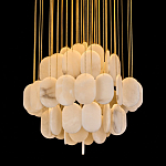 Люстра с овальными подвесками из натурального камня Spatial Composition варинант исполнения - 2 | Loft Concept в Барнауле