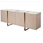 Комод с мраморной столешницей Uniqueness Marble варинант исполнения - 1 | Loft Concept в Барнауле