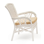 Комплект обеденный из ротанга Eloise white варинант исполнения - 2 | Loft Concept в Барнауле