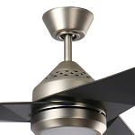 Люстра с вентилятором с черными лопастями Kichler варинант исполнения - 2 | Loft Concept в Барнауле