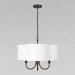 Люстра с белым текстильным абажуром Vitorino  варинант исполнения - 2 | Loft Concept в Барнауле