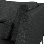 Мебельная ткань Шенилл черный цвет 138 см T4-35 варинант исполнения - 6 | Loft Concept в Барнауле