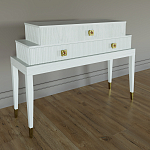 Премиальная Консоль с тремя ящиками Elsa Dreams White варинант исполнения - 1 | Loft Concept в Барнауле