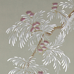 Обои ручная роспись Silk Tree Special Colourway on grey painted Xuan paper варинант исполнения - 1 | Loft Concept в Барнауле