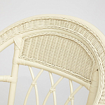 Комплект уличной мебели из ротанга Clara белый варинант исполнения - 4 | Loft Concept в Барнауле