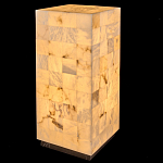 Торшер прямоугольный из натурального камня Calcite Geometry варинант исполнения - 12 | Loft Concept в Барнауле