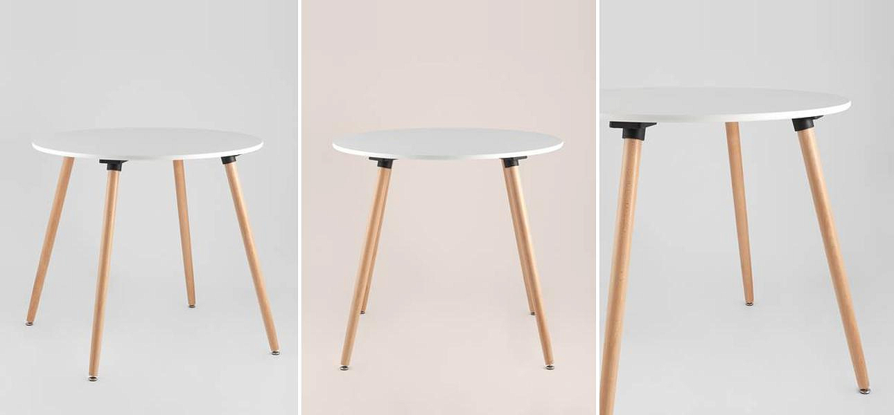 Стол обеденный Hoffman Collection круглый четыре ножки Стол обеденный Hoffman Collection круглый четыре ножки - Loft-Concept в Барнауле
