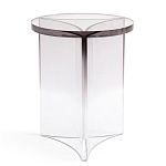 Стол журнальный круглый Acrylic Аether Smoke варинант исполнения - 3 | Loft Concept в Барнауле