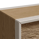 Комод 4 ящика с подсветкой на рельефном фасаде Warm Industrial варинант исполнения - 7 | Loft Concept в Барнауле