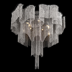 Люстра потолочная с металлическими цепочками Диаметр 99 см Atlantis Chain варинант исполнения - 3 | Loft Concept в Барнауле