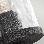 Бра с цилиндрическим плафоном из прозрачного рифленого стекла Feiss варинант исполнения - 4 | Loft Concept в Барнауле