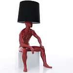 Лампа MALE MANNEQUIN LAMP с абажуром варинант исполнения - 1 | Loft Concept в Барнауле