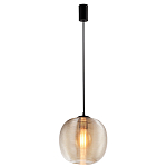 Подвесной светильник со стеклянным рельефным плафоном хром Perforated Glass 25 варинант исполнения - 2 | Loft Concept в Барнауле