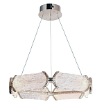 Люстра кольцевая с текстурным природным рисунком IceFlame варинант исполнения - 8 | Loft Concept в Барнауле