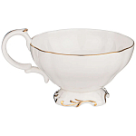 Чайный набор  белого цвета из фарфора на 6 персон 12 предметов Shine Porcelain варинант исполнения - 2 | Loft Concept в Барнауле