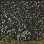 Обои ручная роспись St Laurent Casino metallic silk варинант исполнения - 1 | Loft Concept в Барнауле