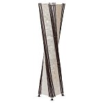 Торшер из перламутра на металлическом каркасе Indonesian Wave варинант исполнения - 1 | Loft Concept в Барнауле