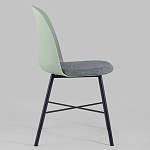 Стул из прочного пластика на металлическом основании Anora Green  варинант исполнения - 3 | Loft Concept в Барнауле