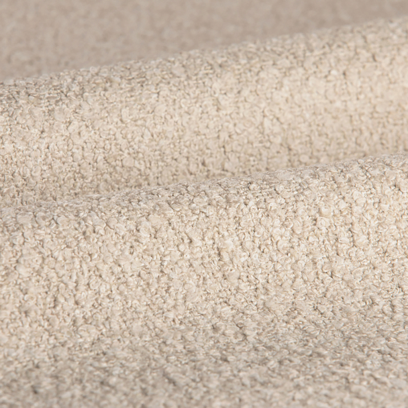Мебельная ткань  Luna Бежевое Букле N 1076 Светло-бежевый в Барнауле | Loft Concept 