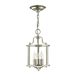 Подвесной светильник с прозрачным стеклянным цилиндрическим плафоном в классическом стиле на цепи Hinkley варинант исполнения - 21 | Loft Concept в Барнауле