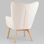 Белое кресло на ножках из массива CORDELIA варинант исполнения - 5 | Loft Concept в Барнауле