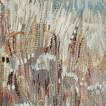 Современный Гобелен из шерсти в бежевых тонах Spring варинант исполнения - 1 | Loft Concept в Барнауле