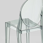 Прозрачный стул с серым оттенком LOUIS GHOST CHAIR варинант исполнения - 6 | Loft Concept в Барнауле