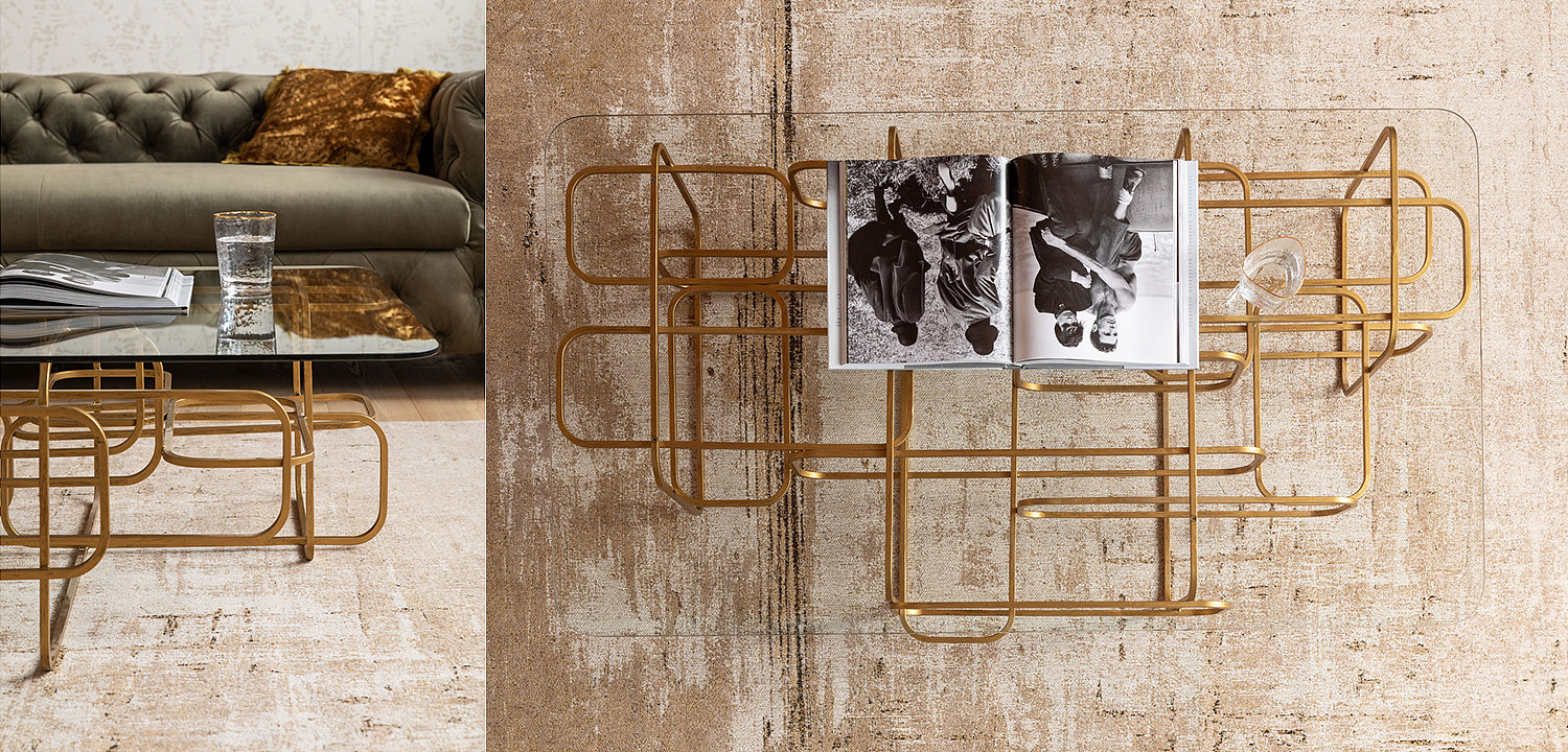 Кофейный стол Graphic Lines Кофейный стол Graphic Lines - Loft-Concept в Барнауле