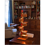 Торшер с каркасом из множества полок Links варинант исполнения - 4 | Loft Concept в Барнауле