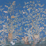 Обои ручная роспись Houghton Canton Blue варинант исполнения - 2 | Loft Concept в Барнауле