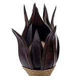 Настольная лампа черная INDONESIAN LAMPS 1 варинант исполнения - 2 | Loft Concept в Барнауле