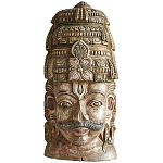 Арт-объект на стену Маска из массива акации Acacia Mask варинант исполнения - 3 | Loft Concept в Барнауле