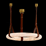 Люстра в форме обруча из натурального камня Minerals of Light варинант исполнения - 4 | Loft Concept в Барнауле