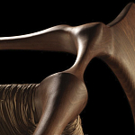 Стул из Ореха с плетеным сидением Kronos Dining Chair Brown варинант исполнения - 2 | Loft Concept в Барнауле