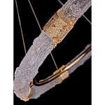 Люстра в форме кольца с золотым декором Warm Heavenly Light варинант исполнения - 3 | Loft Concept в Барнауле