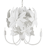 Люстра белая в виде цветков шиповника White Rosehip Flower варинант исполнения - 2 | Loft Concept в Барнауле