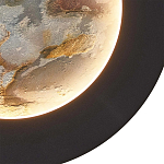 Бра в форме диска черного цвета Borders of Black варинант исполнения - 2 | Loft Concept в Барнауле