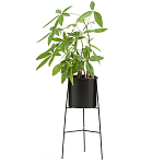 Кашпо из металла Elevated Planters черное варинант исполнения - 2 | Loft Concept в Барнауле