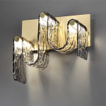 Бра волнистой формы из фактурного стекла Big Wave варинант исполнения - 3 | Loft Concept в Барнауле