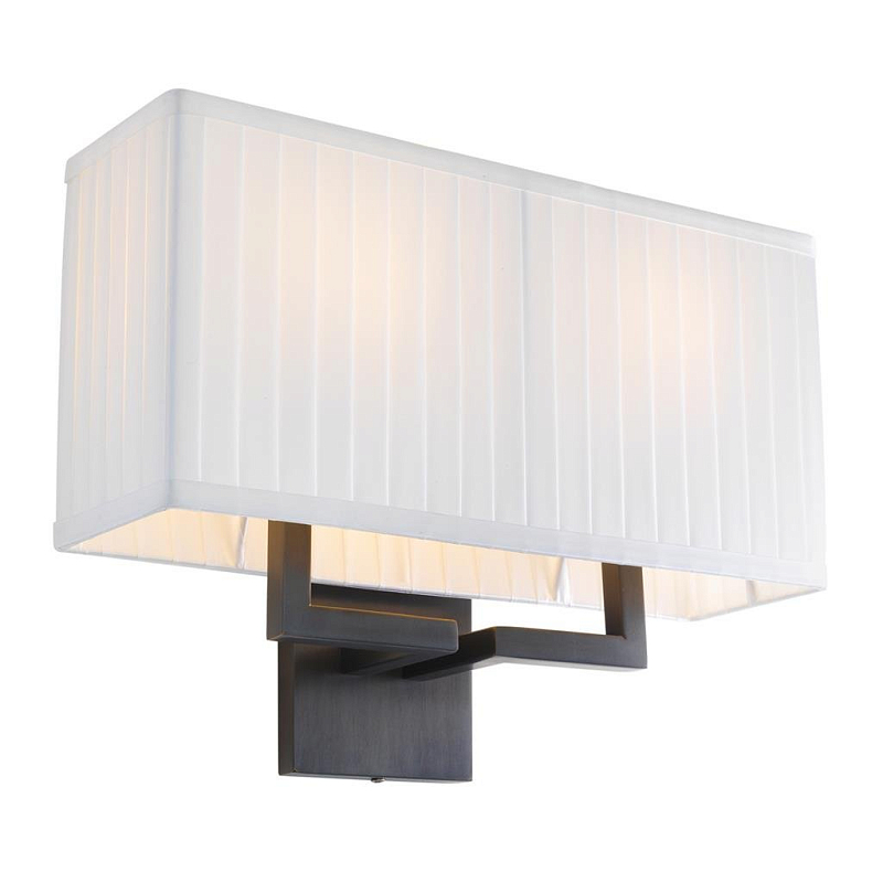 Бра Wall Lamp Westbrook Bronze Темная бронза Белый в Барнауле | Loft Concept 